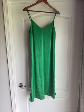 The Drop emerald Green Slip Dress size small